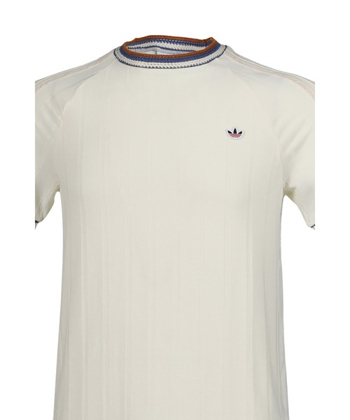 adidas(アディダス)の「CLOT KNT CLR TEE(Tシャツ/カットソー・メンズ・オフホワイト・X-SMALL/X-LARGE)」の4枚目の写真