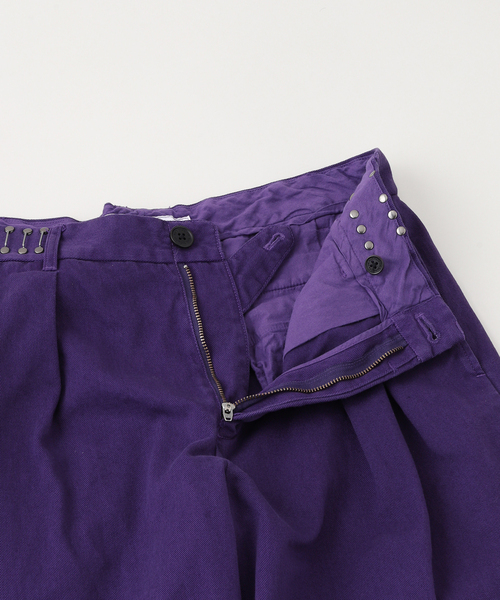 セール】DAIRIKU / ダイリク 'Cooper'Dyed Adjuster Wide Chino