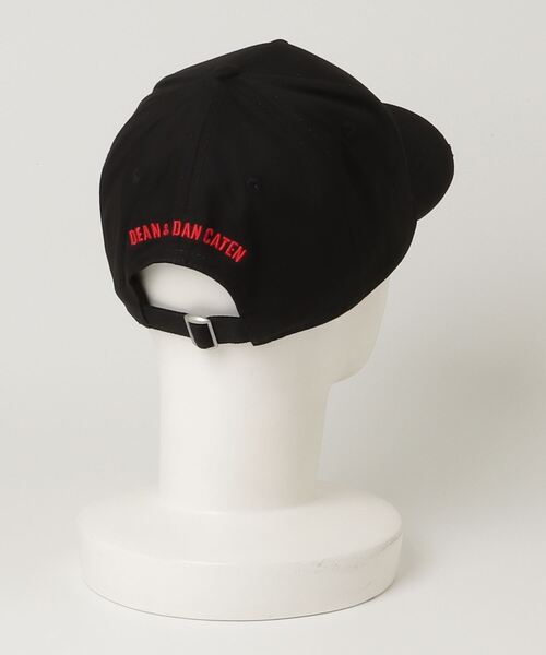 DSQUARED2 キャップ DSQUARED2(ディースクエアード) ツバダメージICON刺繍キャップ
