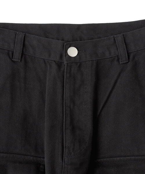 WHITELAND（ホワイトランド）の「WHITELAND/ホワイトランド/WIDE CARGO PANTS/ワイドカーゴパンツ（カーゴパンツ・レディース・ブラック・M/L）」の5枚目の写真