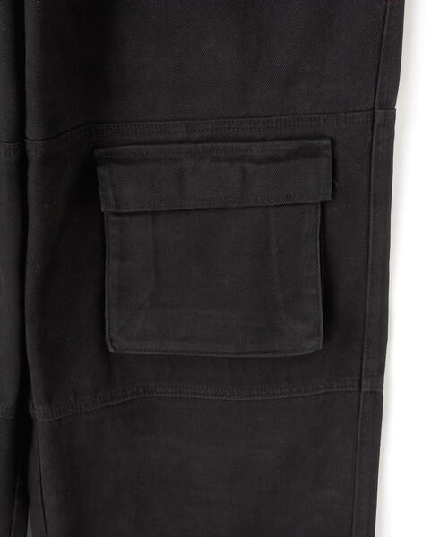 WHITELAND（ホワイトランド）の「WHITELAND/ホワイトランド/WIDE CARGO PANTS/ワイドカーゴパンツ（カーゴパンツ・レディース・ブラック・M/L）」の10枚目の写真