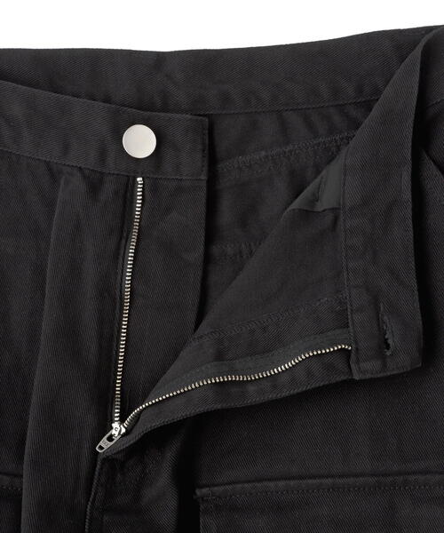 WHITELAND（ホワイトランド）の「WHITELAND/ホワイトランド/WIDE CARGO PANTS/ワイドカーゴパンツ（カーゴパンツ・レディース・ブラック・M/L）」の14枚目の写真