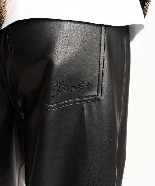 Subciety（サブサエティ）の「Faux leather pants（その他パンツ・メンズ・ブラック/ブラック系その他・SMALL/MEDIUM/LARGE/X-LARGE）」の13枚目の写真