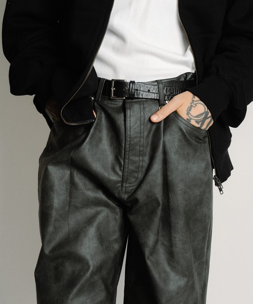 Subciety（サブサエティ）の「Faux leather pants（その他パンツ・メンズ・ブラック/ブラック系その他・SMALL/MEDIUM/LARGE/X-LARGE）」の18枚目の写真