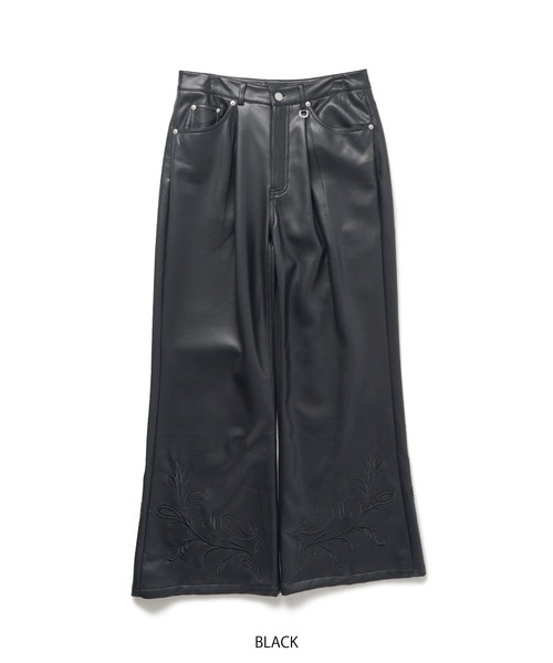 Subciety（サブサエティ）の「Faux leather pants（その他パンツ・メンズ・ブラック/ブラック系その他・SMALL/MEDIUM/LARGE/X-LARGE）」の3枚目の写真