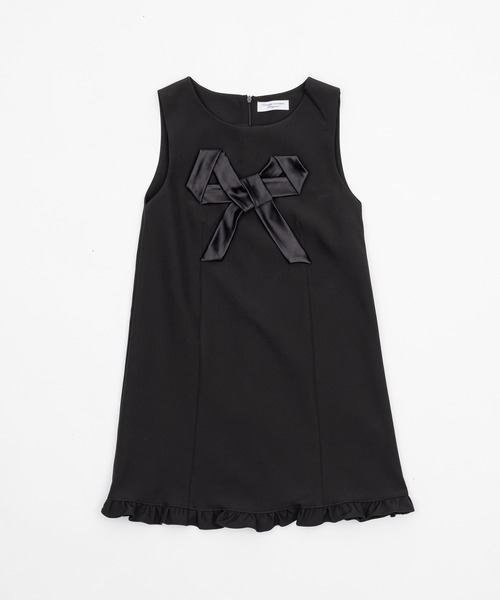 Smyeon(スミョン)の「Ribbon dress/サテンリボンワンピース(ワンピース・レディース・ネイビー/ブラウン/ブラック・FREE)」の12枚目の写真