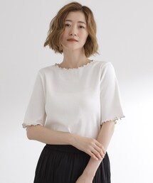 一枚でもレイヤードでも楽しめる マルチな5分袖プルオーバー