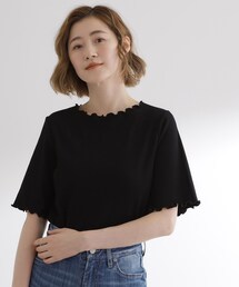 grove | 一枚でもレイヤードでも楽しめる　マルチな5分袖プルオーバー(Tシャツ/カットソー)