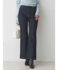 MICHEAL KORS ストレッチデニム ベルテッド フレア ジーンズ セール】ストレッチデニム ベルテッド フレア ジーンズ（デニム