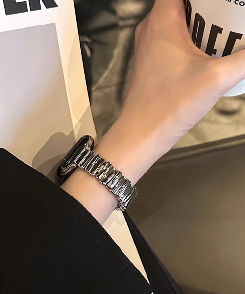 MAISON SELECT(メゾンセレクト)の「8B2 スマートウォッチ メタルバンド(デジタル腕時計・レディース・ピンクゴールド/シルバー・38-41mm/42-45mm)」の4枚目の写真