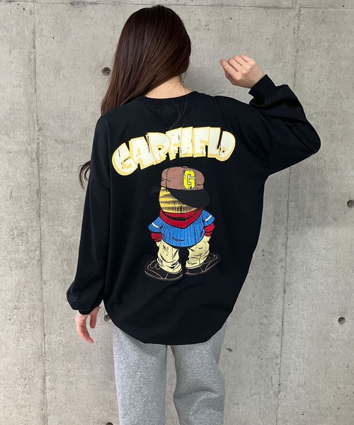 GLAMOROUS JANE(グラマラスジェーン)の「GARFIELDプリントロンT(Tシャツ/カットソー・レディース・ブラック/チャコールグレー/オフホワイト・FREE)」の17枚目の写真