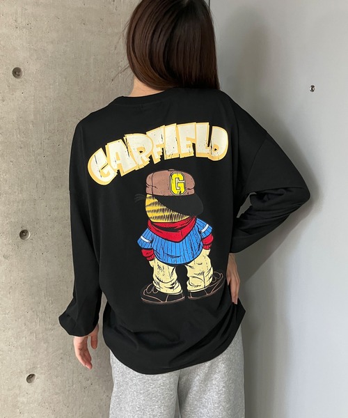 GLAMOROUS JANE(グラマラスジェーン)の「GARFIELDプリントロンT(Tシャツ/カットソー・レディース・ブラック/チャコールグレー/オフホワイト・FREE)」の21枚目の写真