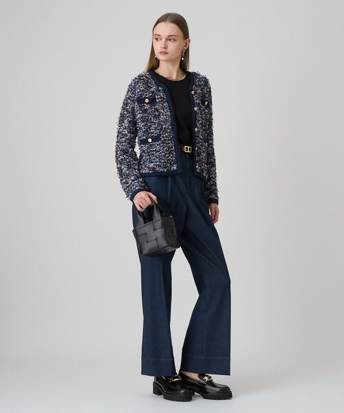 ANAYI(アナイ)の「◇イントレチャートミニハンドバッグ(ハンドバッグ・レディース・ブラック・FREE)」の12枚目の写真