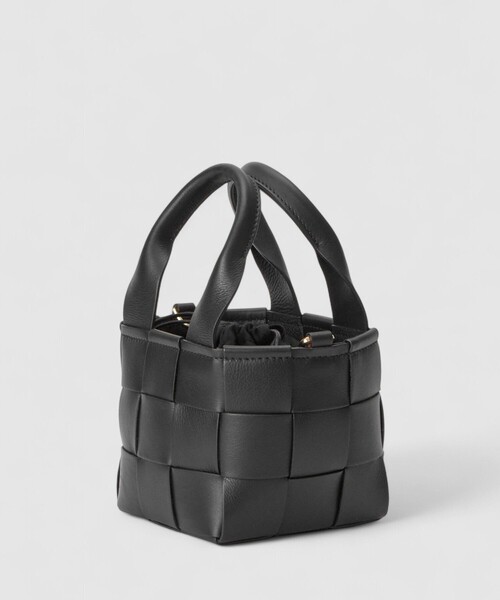 ANAYI(アナイ)の「◇イントレチャートミニハンドバッグ(ハンドバッグ・レディース・ブラック・FREE)」の14枚目の写真