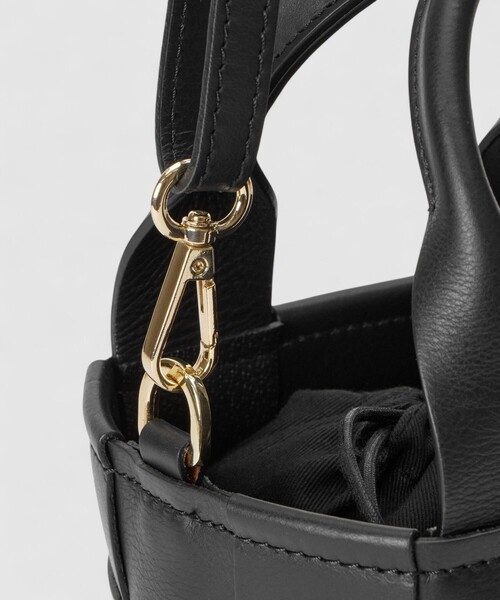 ANAYI(アナイ)の「◇イントレチャートミニハンドバッグ(ハンドバッグ・レディース・ブラック・FREE)」の4枚目の写真