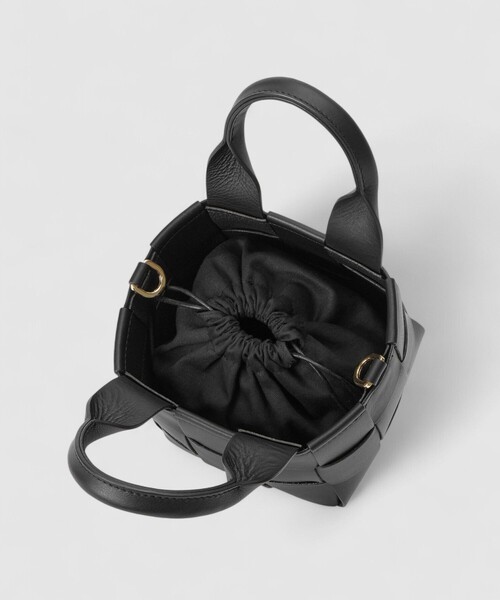 ANAYI(アナイ)の「◇イントレチャートミニハンドバッグ(ハンドバッグ・レディース・ブラック・FREE)」の5枚目の写真