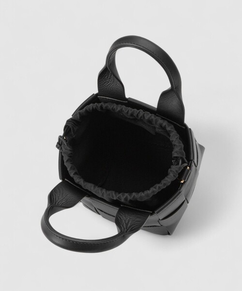 ANAYI(アナイ)の「◇イントレチャートミニハンドバッグ(ハンドバッグ・レディース・ブラック・FREE)」の6枚目の写真