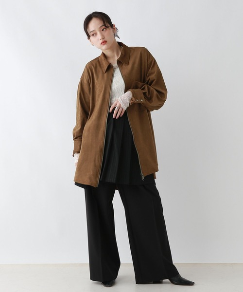 RAGEBLUE（レイジブルー）の「【UNSEX】Wジップ/アソートルーズシャツ（シャツ/ブラウス・レディース・グレー系その他/ブラック/ブラウン系その他/ダークブラウン・FREE）」の19枚目の写真