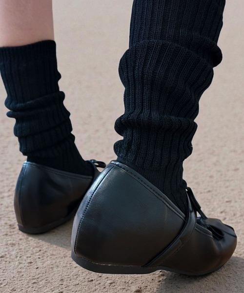 Sugar Sugar（シュガーシュガー）の「スクエアトゥ　メリージェーン　リボン【SUGAR SUGAR シュガーシュガー】9207 インヒール（スニーカー・レディース・ブラック/シルバー/アイボリー・LL/L/M/S）」の5枚目の写真