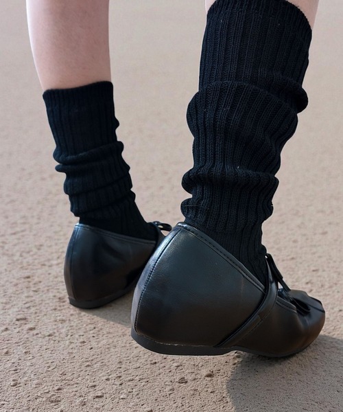 Sugar Sugar（シュガーシュガー）の「スクエアトゥ　メリージェーン　リボン【SUGAR SUGAR シュガーシュガー】9207 インヒール（スニーカー・レディース・ブラック/シルバー/アイボリー・LL/L/M/S）」の9枚目の写真