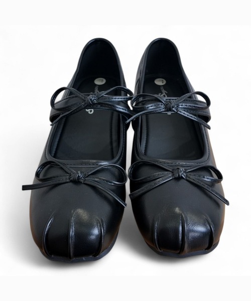 Sugar Sugar（シュガーシュガー）の「スクエアトゥ　メリージェーン　リボン【SUGAR SUGAR シュガーシュガー】9207 インヒール（スニーカー・レディース・ブラック/シルバー/アイボリー・LL/L/M/S）」の15枚目の写真