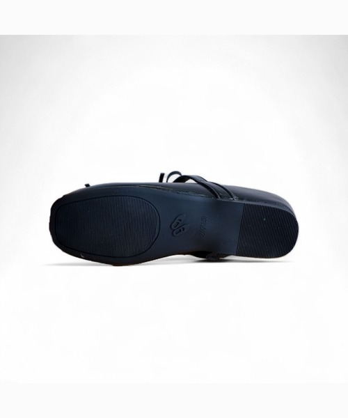 Sugar Sugar（シュガーシュガー）の「スクエアトゥ　メリージェーン　リボン【SUGAR SUGAR シュガーシュガー】9207 インヒール（スニーカー・レディース・ブラック/シルバー/アイボリー・LL/L/M/S）」の19枚目の写真