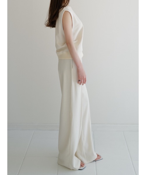 celon（セロン）の「center line sweat pants（その他パンツ・レディース・アイボリー系/グレー・FREE）」の7枚目の写真