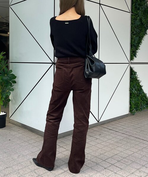 新色/レイヤード対応】コーデュロイフレアパンツ（その他パンツ