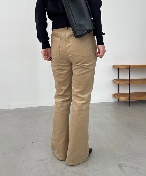 カプリシュレマージュ　コーデュロイフレアパンツ 新色/レイヤード対応】コーデュロイフレアパンツ（その他パンツ