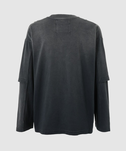 DAIRIKU（ダイリク）の「"PARADOX"Embroidery Switching Tee（Tシャツ/カットソー・メンズ・アクア/ブラック・L/M）」の11枚目の写真