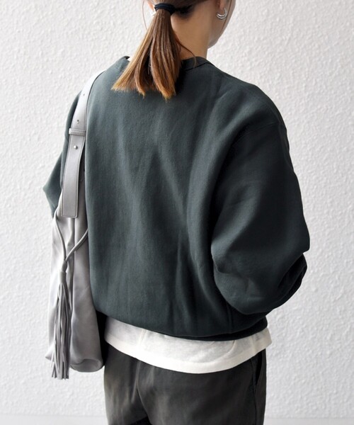 Champion:〈洗濯機可能〉リバースウィーブ(R) 裏起毛 クルーネック