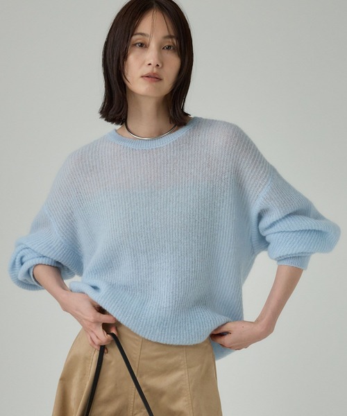 BABYLONE（バビロン）の「ラクーンオフショルダーニット（ニット