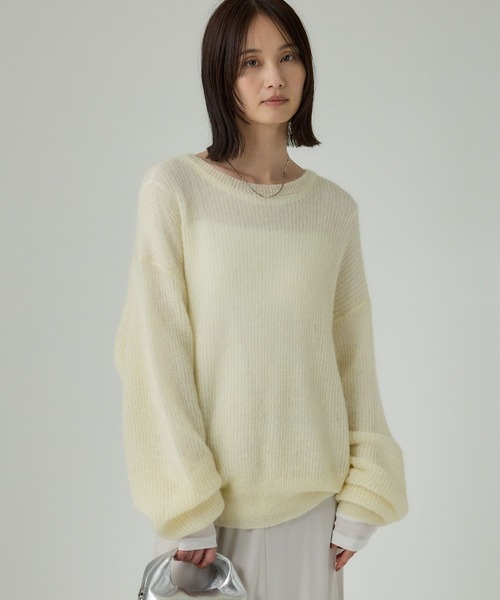 BABYLONE（バビロン）の「アゼアミモヘアシアーニット（ニット