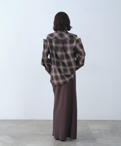セール】shadow check over shirt（シャツ/ブラウス）｜CODE A（コード