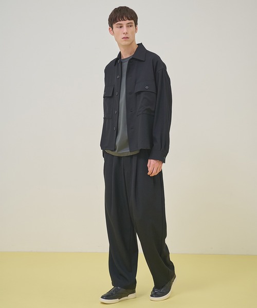 markaware/marka】〈別注〉 TWO TUCK STRAIGHT EASY PANTS（スラックス