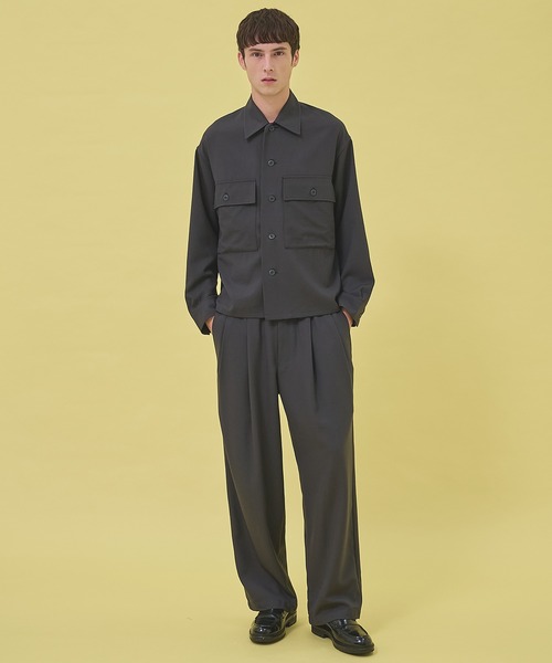 markaware/marka】〈別注〉 TWO TUCK STRAIGHT EASY PANTS（スラックス