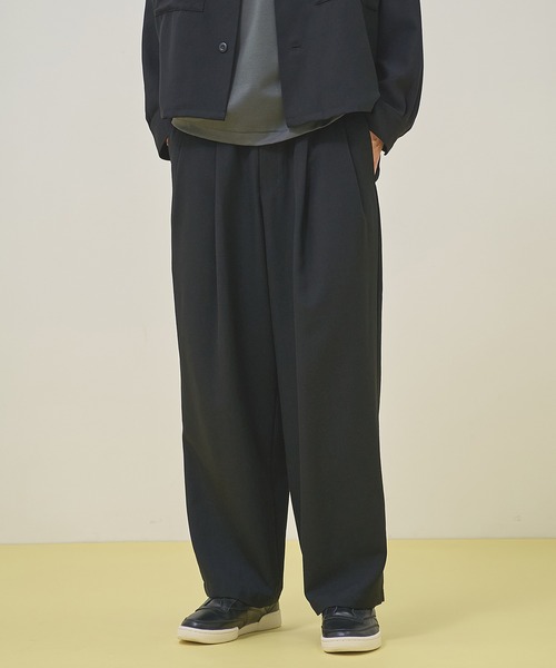 セール】【markaware/marka】〈別注〉 TWO TUCK STRAIGHT EASY PANTS セール】【markaware/marka】〈別注〉 TWO TUCK STRAIGHT EASY PANTS