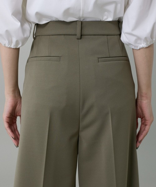 INED（イネド）の「おとなハーフパンツ【セットアップ対応】（その他パンツ・レディース・ブラック/カーキ・7号/9号）」の12枚目の写真