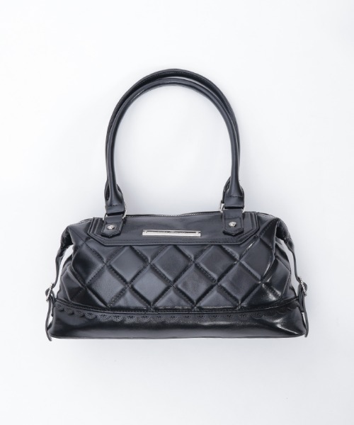 axes femme（アクシーズファム）の「キルティングデザインボストン（ボストンバッグ・レディース・ブラック/ダークブラウン・FREE）」の15枚目の写真