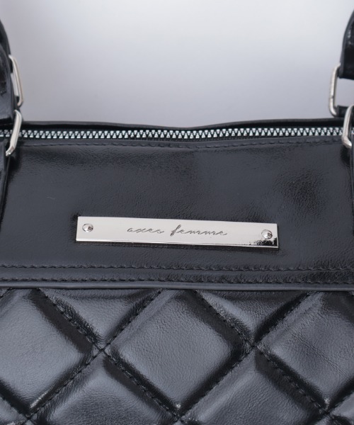 セール】キルティングデザインボストン（ボストンバッグ）｜axes femme