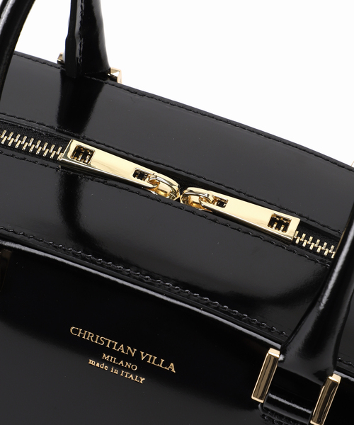 Spick & Span（スピックアンドスパン）の「《WEB限定 / 追加》CHRISTIAN VILLA /クリスチャン ヴィラ ボストンバッグ（ボストンバッグ・レディース・ブラック・FREE）」の12枚目の写真