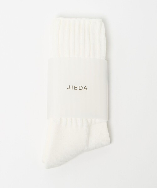 Jieda(ジエダ)の「<JieDa>コットン リブ ソックス(ソックス/靴下・メンズ・ブラック/オフホワイト・FREE)」の7枚目の写真