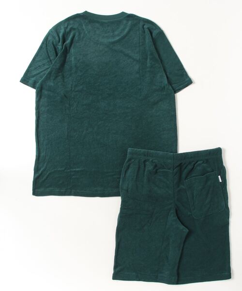 FRUIT OF THE LOOM(フルーツオブザルーム)の「FRUIT OF THE LOOM パイルルームウェア セットアップ(Tシャツ/カットソー・メンズ・ブラック/ブラウン/グレー/オフホワイト/オレンジ/グリーン・LARGE/X-LARGE/MEDIUM)」の7枚目の写真