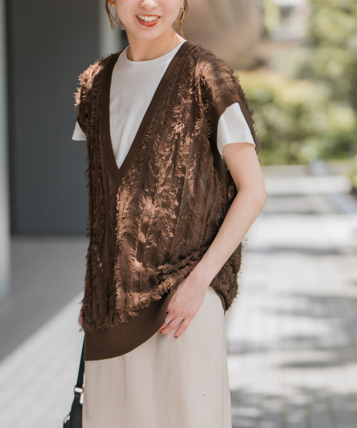 セール/ブランド古着】ノースリーブニット（ニット/セーター）｜Spick