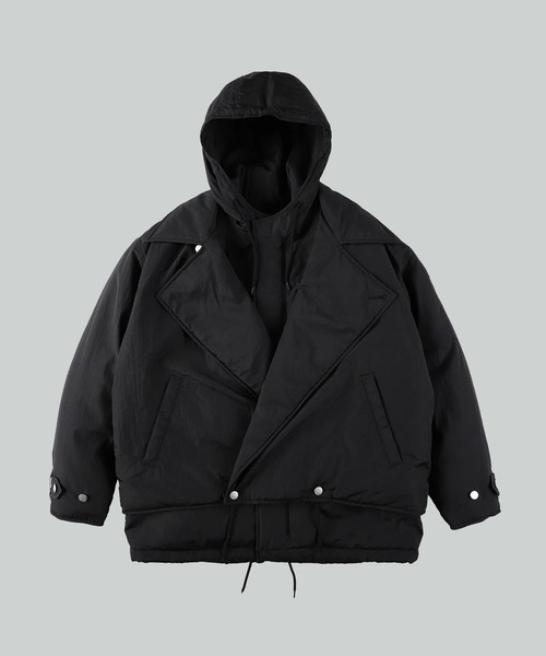 PHINGERIN/フィンガリン】DOUBLE CUSHY HOODED JACKET（ブルゾン