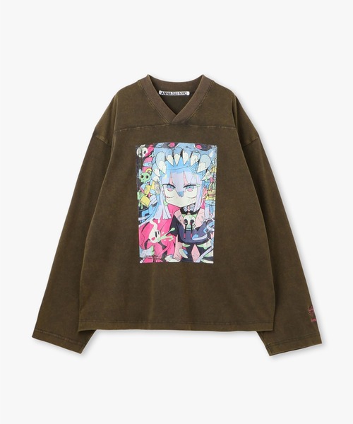 anna sui nyc（アナ スイ エヌ ワイ シー）の「TERAビッグロングスリーブ（Tシャツ/カットソー・レディース・ブラック/パープル・FREE）」の12枚目の写真