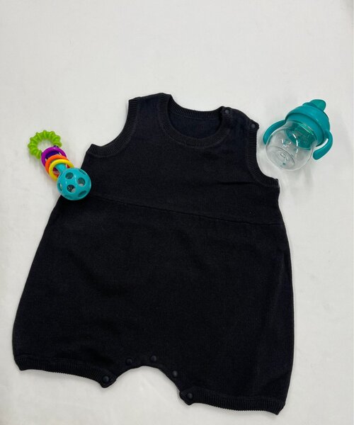 CIAOPANIC TYPY（チャオパニックティピー）の「【綿100％で洗える】【BABY】スウェットライクニットロンパース(OSORO)（ロンパース・キッズ・チャコールグレー/ブラウン/オフホワイト/レッド/サックスブルー・80）」の8枚目の写真