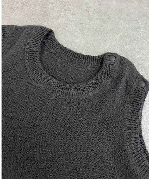 CIAOPANIC TYPY（チャオパニックティピー）の「【綿100％で洗える】【BABY】スウェットライクニットロンパース(OSORO)（ロンパース・キッズ・チャコールグレー/ブラウン/オフホワイト/レッド/サックスブルー・80）」の12枚目の写真