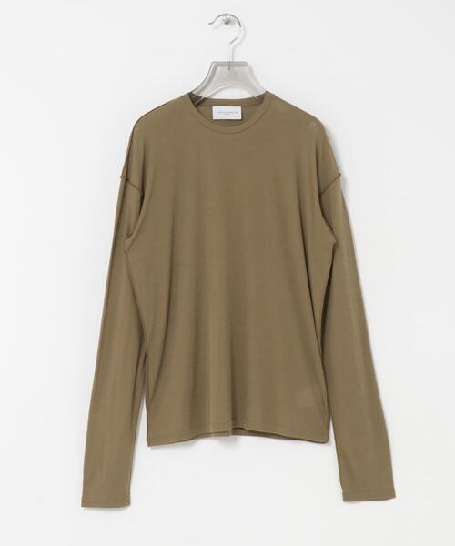 URBAN RESEARCH（アーバンリサーチ）の「new basic　OUT SEAM SHEER TOPS（Tシャツ/カットソー・レディース・グリーン系その他/グレー系その他/チャコールグレー・FREE）」の3枚目の写真