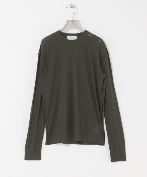 URBAN RESEARCH（アーバンリサーチ）の「new basic　OUT SEAM SHEER TOPS（Tシャツ/カットソー・レディース・グリーン系その他/グレー系その他/チャコールグレー・FREE）」の2枚目の写真